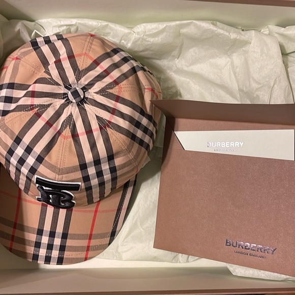 Burberry TB Check Baseball Cap - Picture 4 of 5